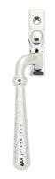 Bright Chrome Hammered Espag Window Handle - Left Handed 