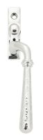 Bright Chrome Hammered Espag Window Handle - Right Handed
