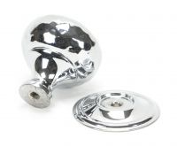 Bright Chrome Hammered Mushroom Cabinet Knob - 32mm Parts