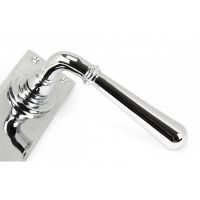 "Emerson" Bright Chrome Lever Handle Set With Keyhole