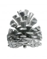 Bright Chrome Pine Cone Door Knocker