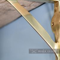 Close-up of the Polished Brass Finish