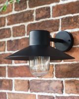 Brompton Contemporary Barn Light in Situ on a BRick Wall
