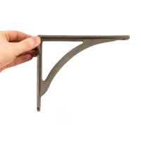 Natural Iron Curved Shelf Bracket 14 x 18cm
