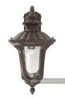Bronze Top Hanging Garden Wall Light