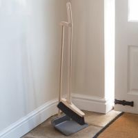 Beech Wood Long Handle Dustpan & Brush Set