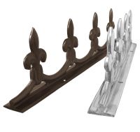 Aluminium Bridled Fleur de Lys Cresting (600mm)