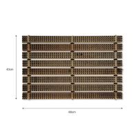 Dimensions of the Brush Doorway Mat