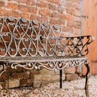 Close up of Ornate Design "Chorley" Bench 