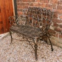 Brushed Gold "Chorley" Daisy Bench 