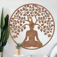 "Buddha Tree" Rustic Wall Art in the Home