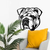 Bulldog Art in Situ in the Home