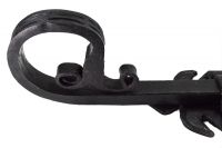 fleur de lys iron medieval door bolt