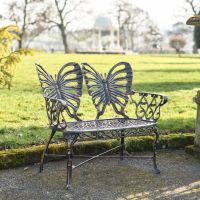 "Flutter" Butterfly Design Two Seater Bench