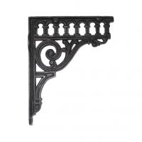 Cast Iron Railway Bracket finished in black