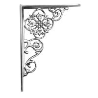Bright Chrome shelf bracket Solid brass