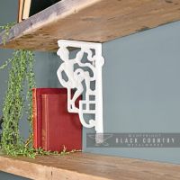 White Climbing Man Design Bracket 25 x 12cm