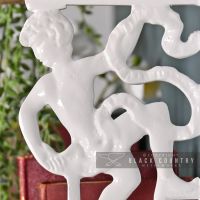 White Climbing Man Design Bracket 25 x 12cm