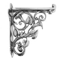 bright Chrome Ivy Shelf bracket