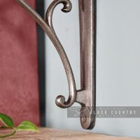Cast Iron Ornate Scroll Shelf Bracket 28 x 22.5cm
