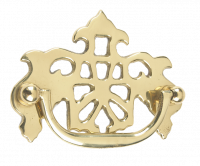 Fleur de Lys Lattice Cabinet Handle