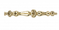 Polished Brass Fixed Cabinet Handle