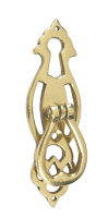Ornate Lattice Cabinet Handle Escutcheon
