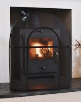 Calcot Single Panel Fireguard with Circular Handle