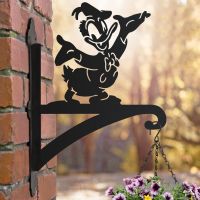 Cartoon Male Duck Hanging Basket Bracket