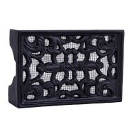 Ornate 9" x 6" Cast Iron Air Brick