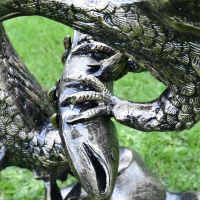 Close-up of the Detail on the Eagles