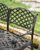 Close-Up of Crosshatch Pattern on Backrest