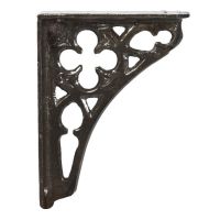 Black Cast Iron Coalbrookdale Shelf Bracket