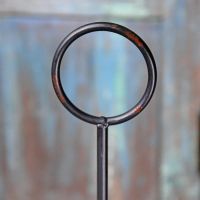 Circular Handle on the Door Stop
