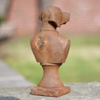 View of the Back of the Dog Bust