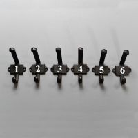 Cast Iron Number Coat Hooks Available from 1 to 6