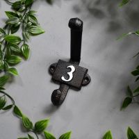 Cast Iron Number 3 Coat Hook