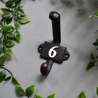 Cast Iron Number 6 Coat Hook