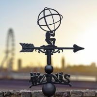 Cast Iron & Steel Weathervane with Atlas Motif