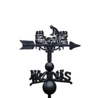 Close-Uo of Cast Iron & Steel Dry Stone Waller Weathervane