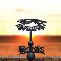 Cast Iron & Steel Weathervane with East Riding of Yorkshire Yeomanry Topper