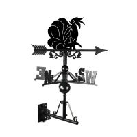 Cast Iron & Steel Generation I Fox Character Weathervane Mounted