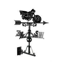 Mounted Cast Iron & Steel Hyosung GT250 Motorbike Weathervane