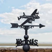 Cast Iron & Steel Lancaster Bomber Weathervane