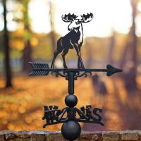 Cast Iron & Steel Moose Weathervane