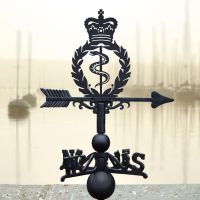 Cast Iron & Steel Weathervane with Royal Army Medical Corps Motif