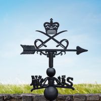 Cast Iron & Steel Weathervane with Royal Army Physical Training Corps Motif
