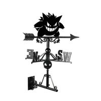 Cast Iron & Steel Second Evolution Purple Monster Weathervane Mounted