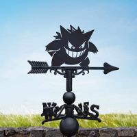 Cast Iron & Steel Second Evolution Purple Monster Weathervane