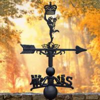 Cast Iron & Steel Signal Regiment Weathervane in Situ